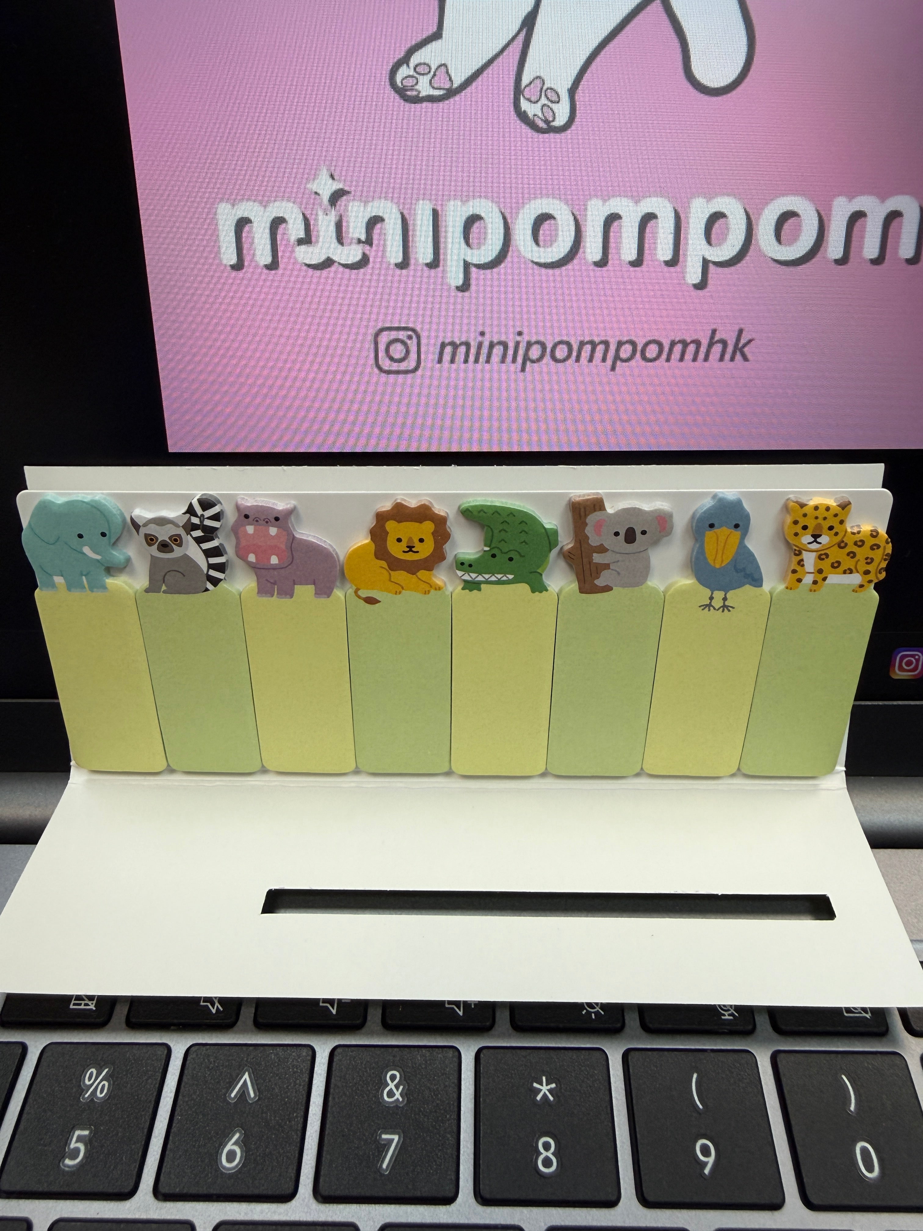 Mind Wave Sticky Markers - Animals