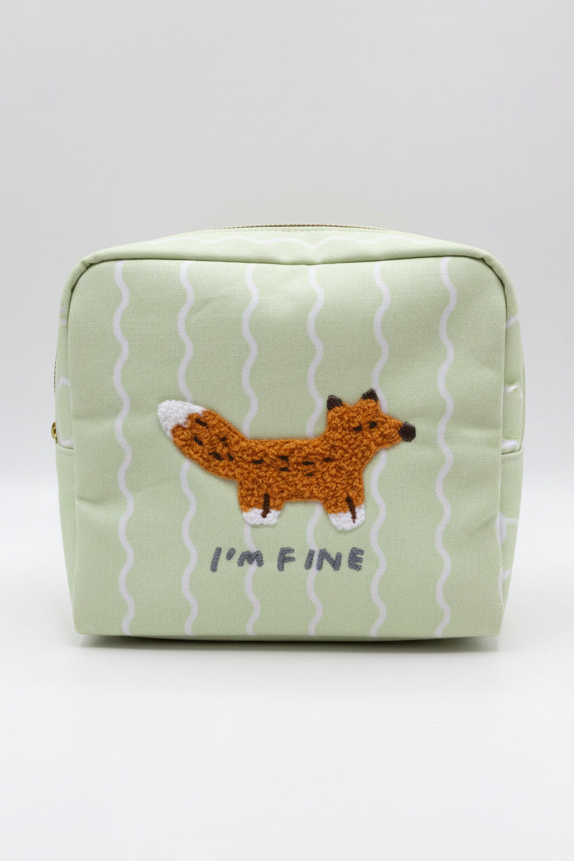 Q-LiA piccolot Cotton Pouch - Fox