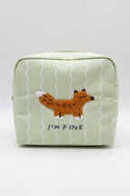 Q-LiA piccolot Cotton Pouch - Fox