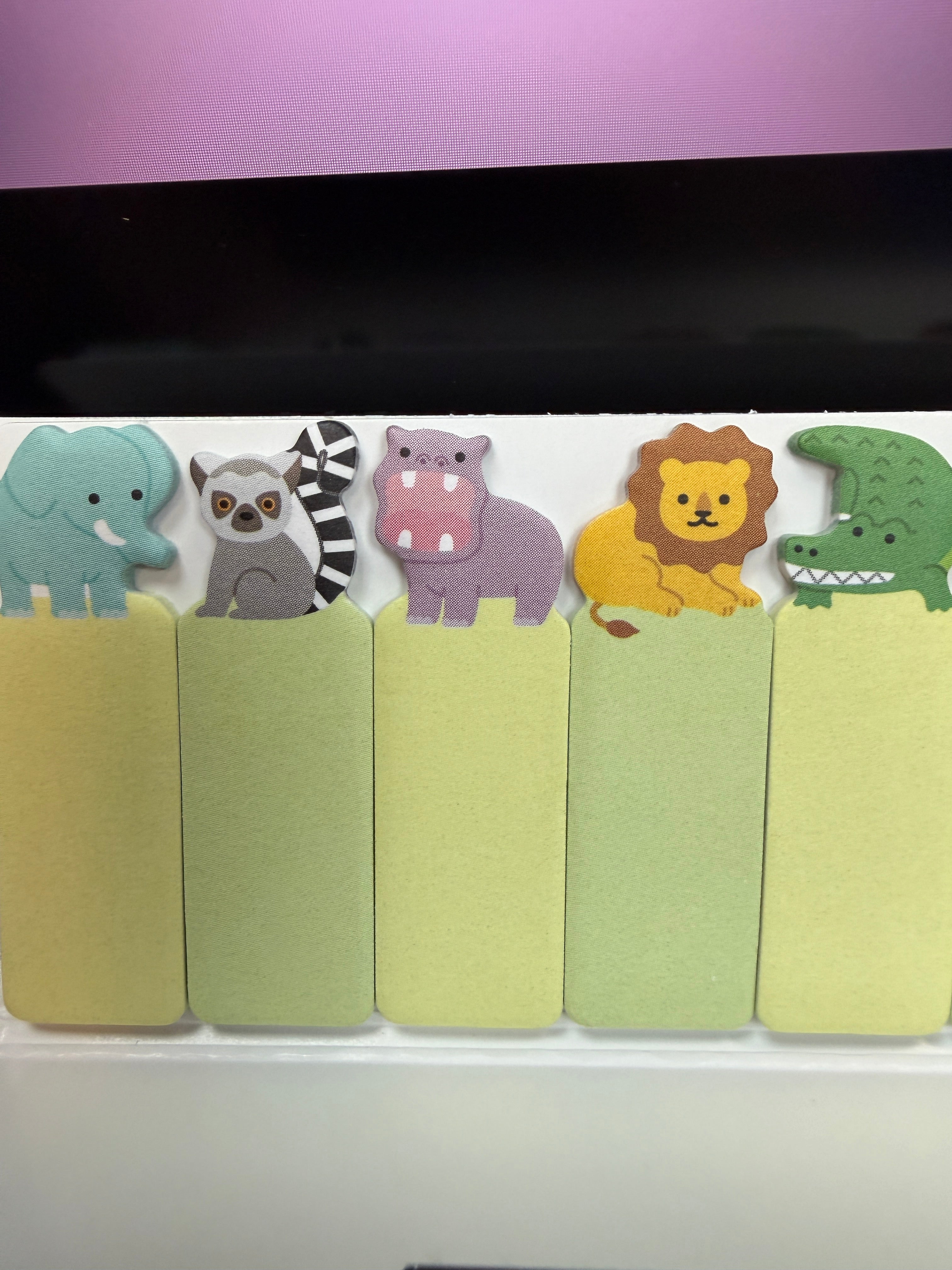 Mind Wave Sticky Markers - Animals