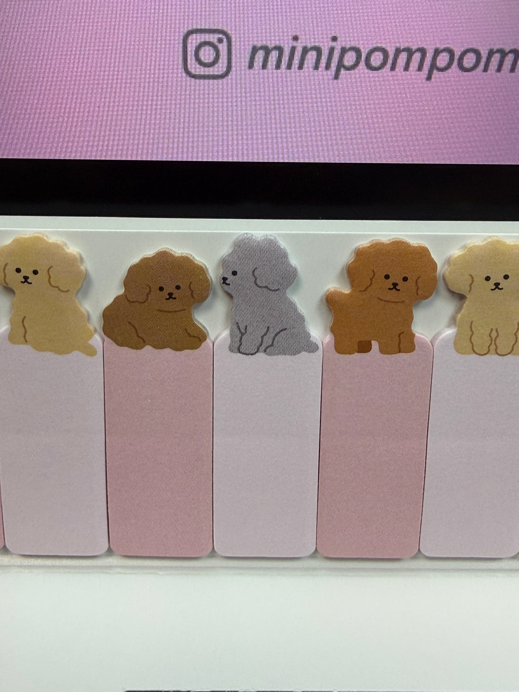 Mind Wave Sticky Markers - Poodles