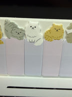 Mind Wave Sticky Markers - Long-hair Cat