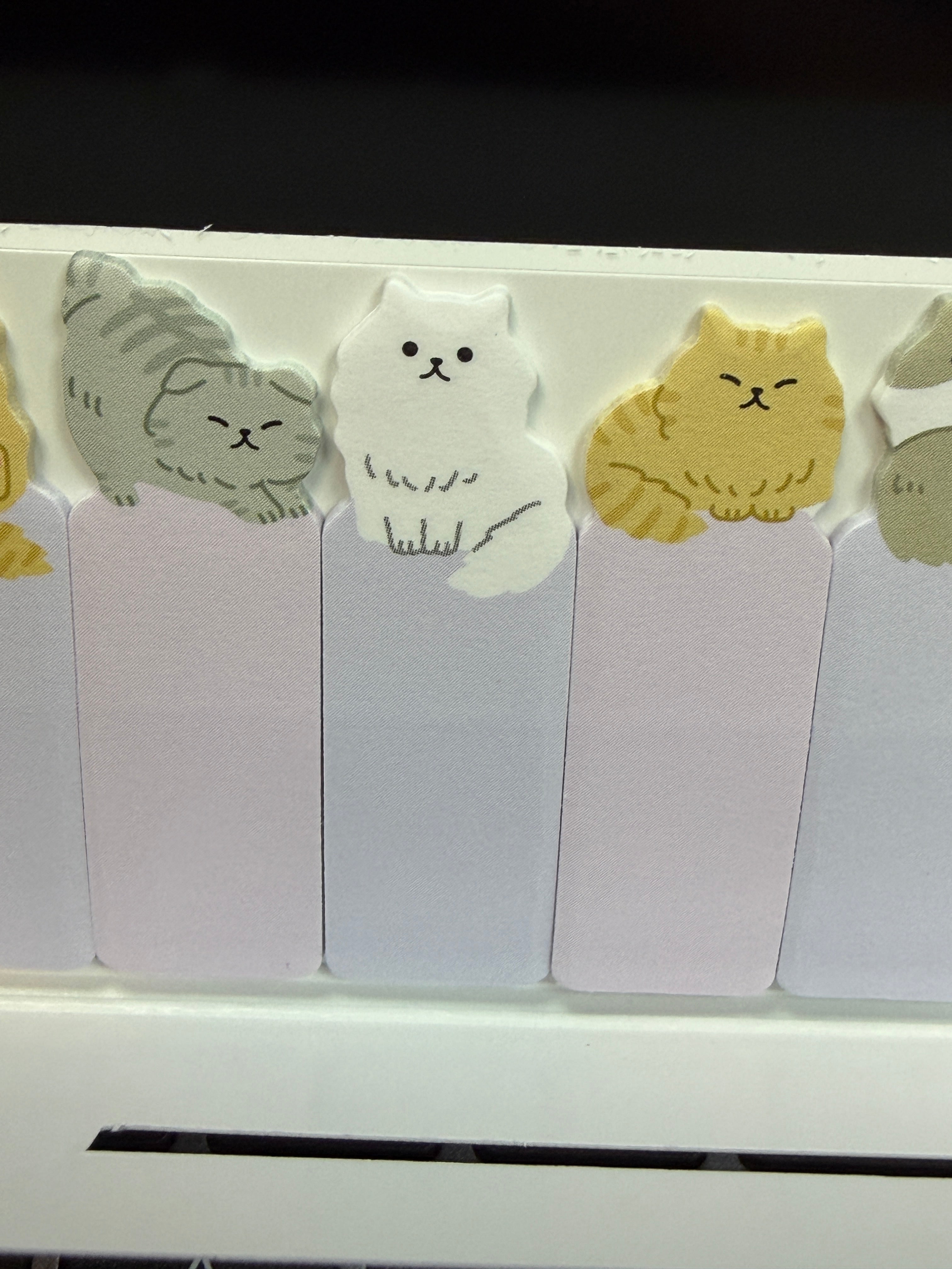 Mind Wave Sticky Markers - Long-hair Cat