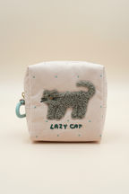 Q-LiA piccolot Mini Pouch with Carabiner Hook - Cat