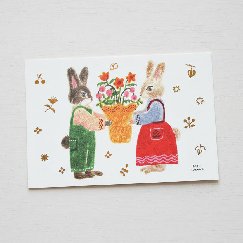 Aiko Fukawa 布川愛子 Postcard - Festival