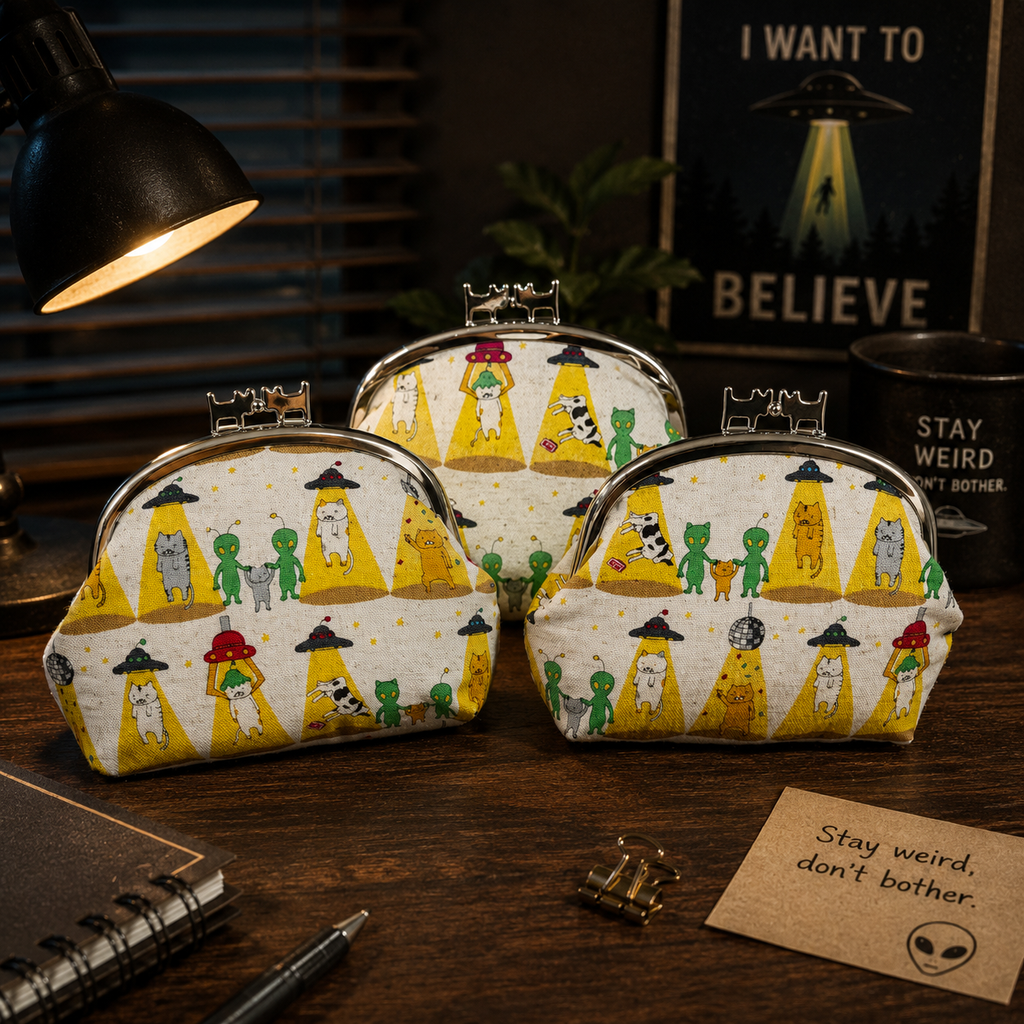 B-andyu Gamaguchi Purse 貓貓啪啪荷包仔 - UFO