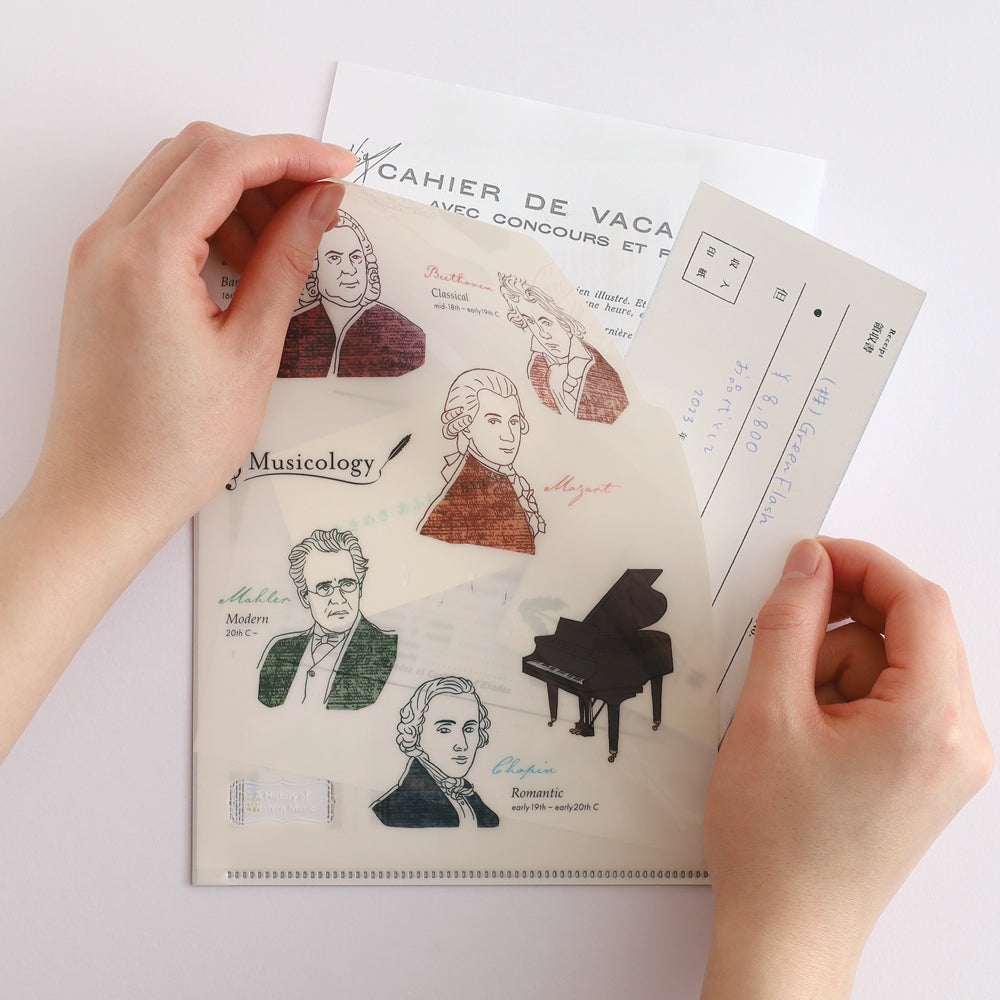 <Study Holic> A5 Plastic Folder - Musicology 音楽学