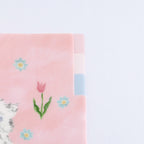 Haruka Toshimitsu 利光春華 A5 Plastic Folder - Tulip Cat