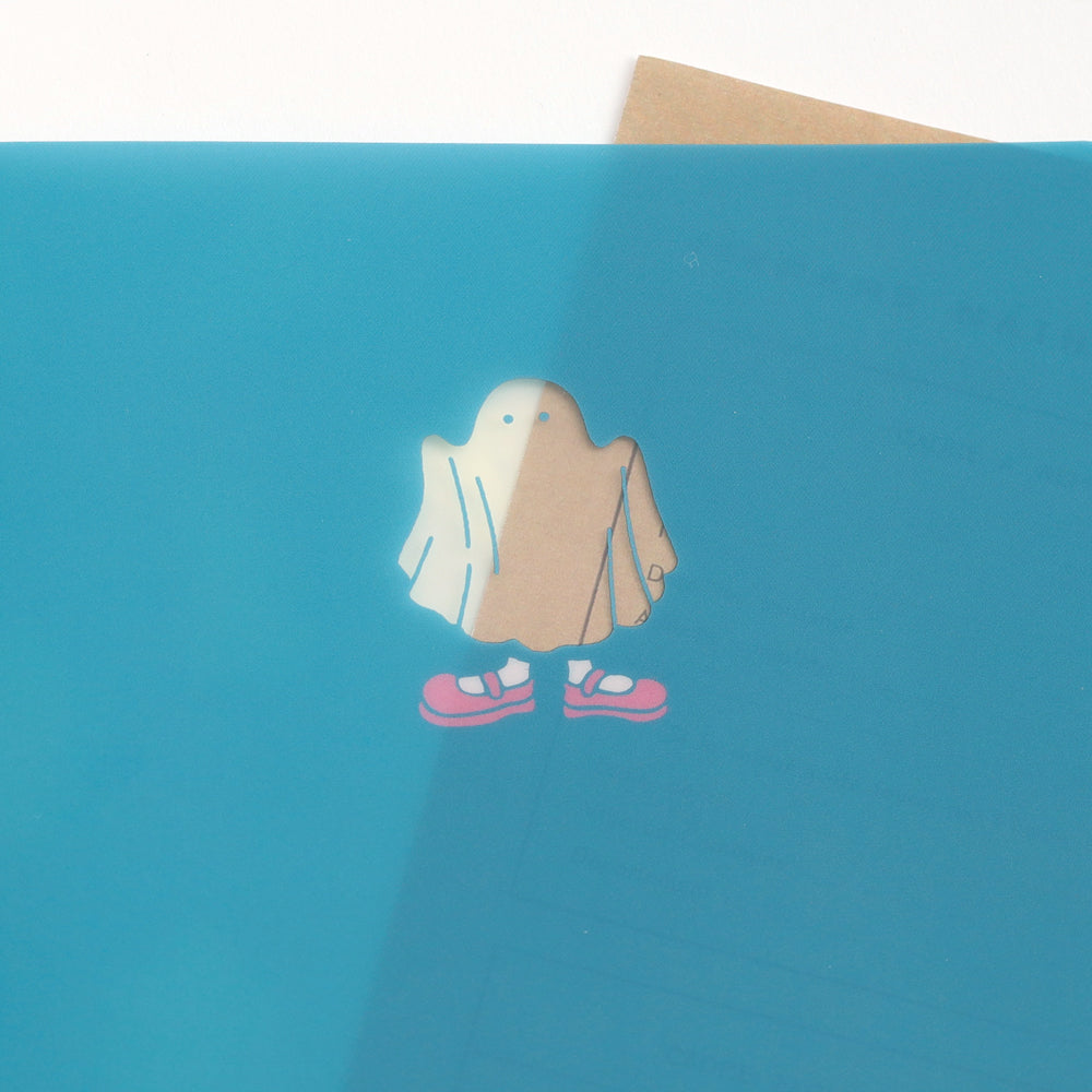 < Wearing Shoes Ghost > A5 plastic folder - 2 Designs