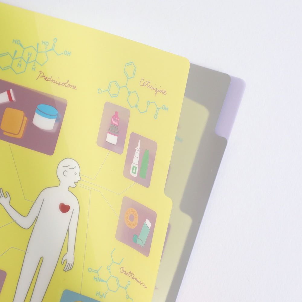 <Study Holic> A5 Plastic Folder - Pharmacy 薬学