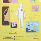 <Study Holic> A5 Plastic Folder - Pharmacy 薬学