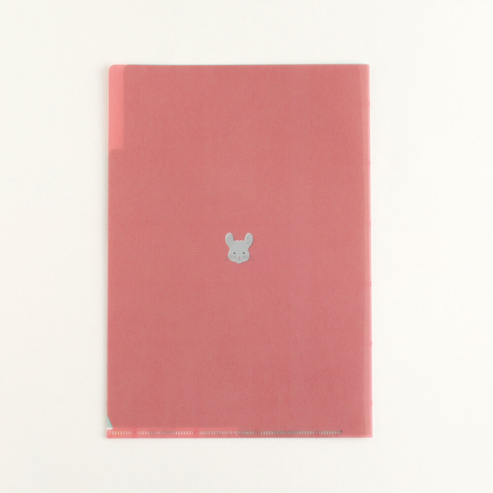 <Animal Department Store> A5 Plastic Folder - Chinchilla