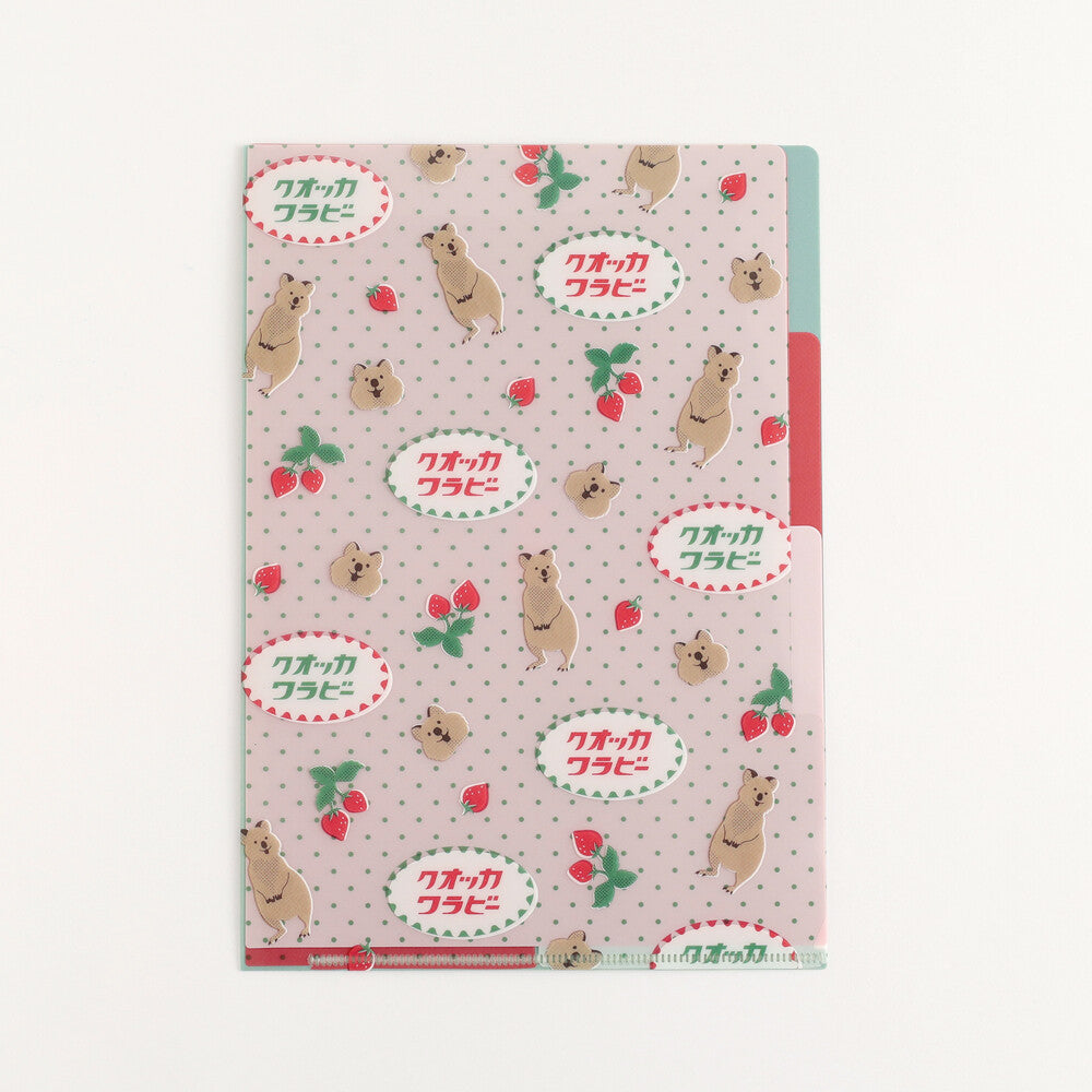<Animal Department Store> A5 Plastic Folders - Quokka Wallaby