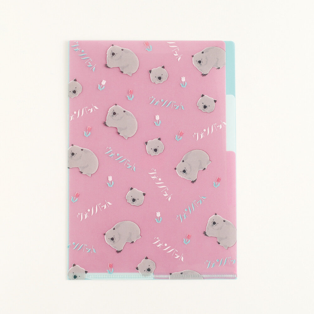 <Animal Department Store> A5 Plastic Folders - Wombat