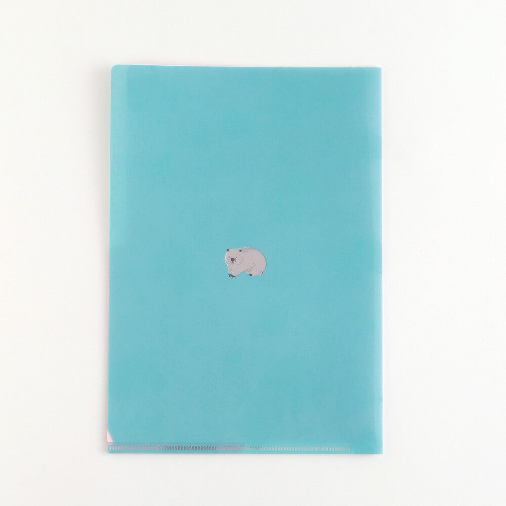 <Animal Department Store> A5 Plastic Folders - Wombat