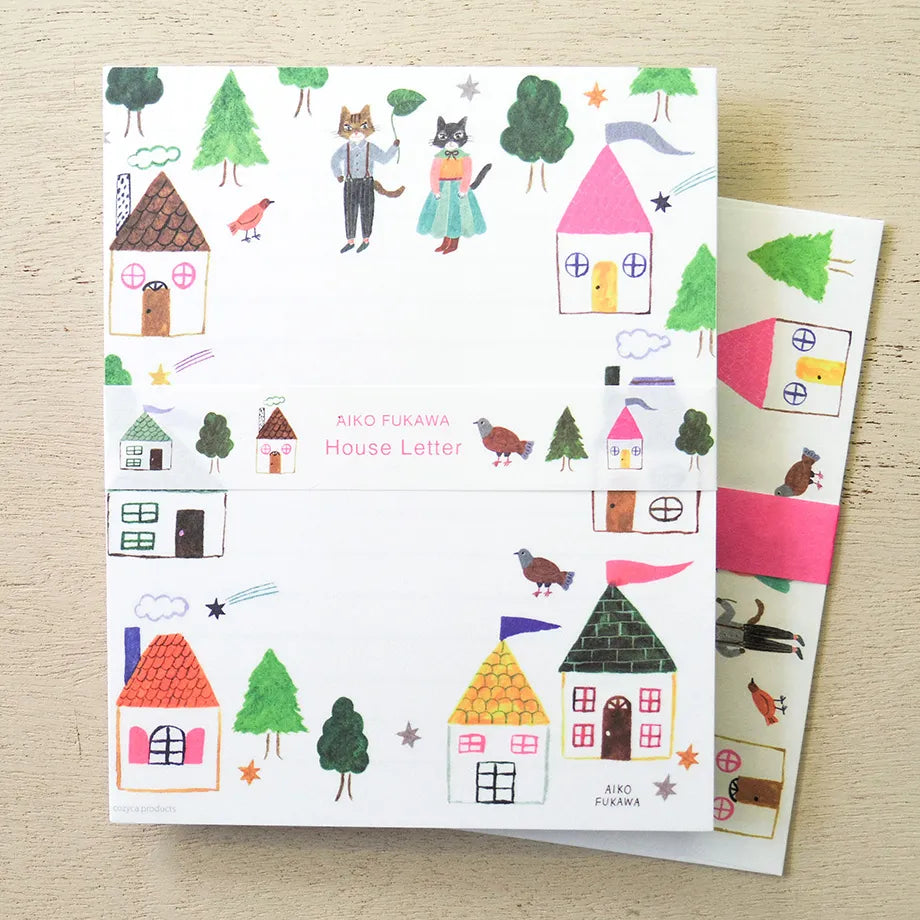 Aiko Fukawa 布川愛子 Letter Set - House