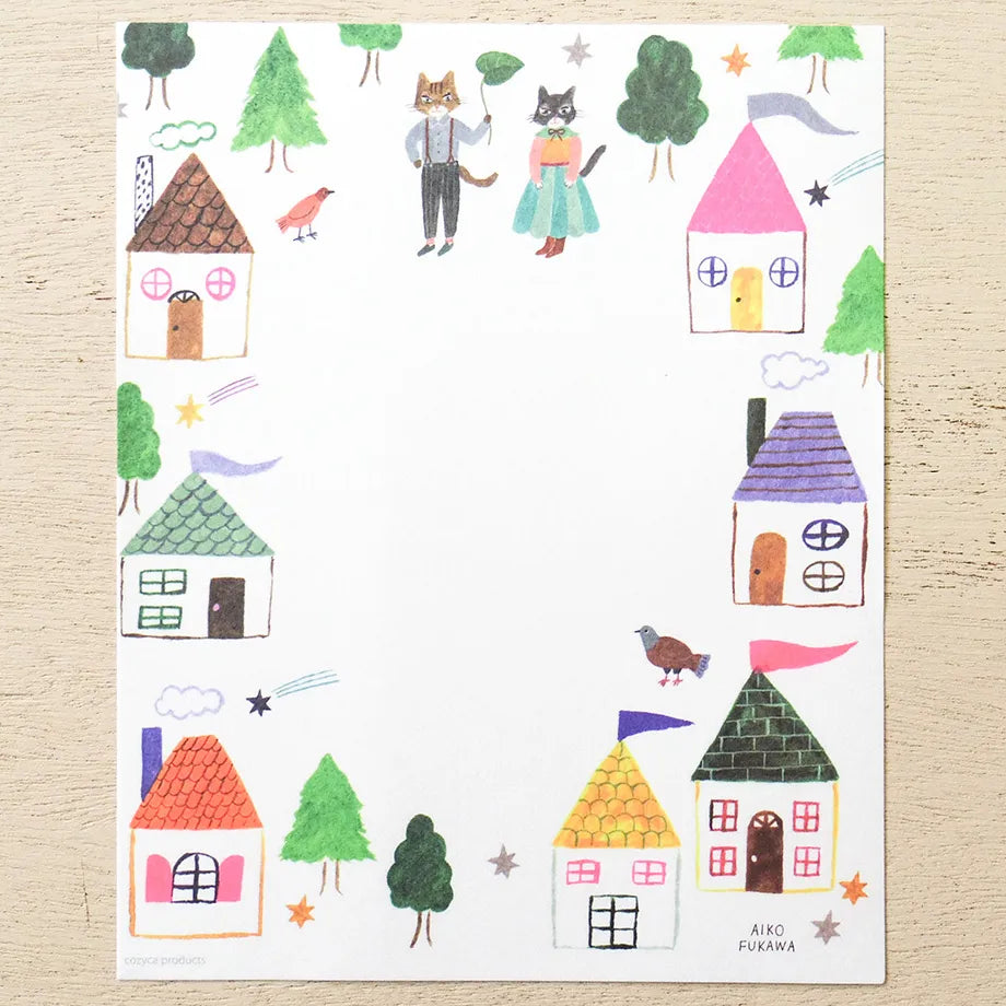 Aiko Fukawa 布川愛子 Letter Set - House