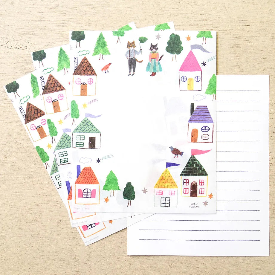 Aiko Fukawa 布川愛子 Letter Set - House