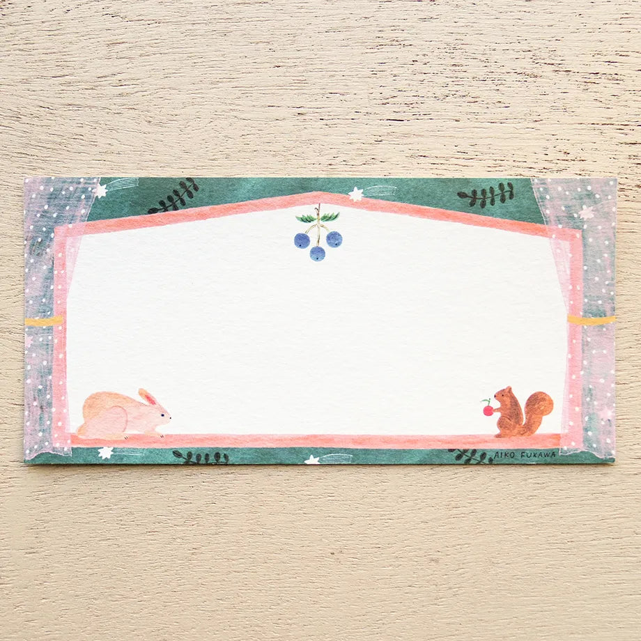 Aiko Fukawa 布川愛子 Ippitsusen Notepaper 一筆箋 - Little Window