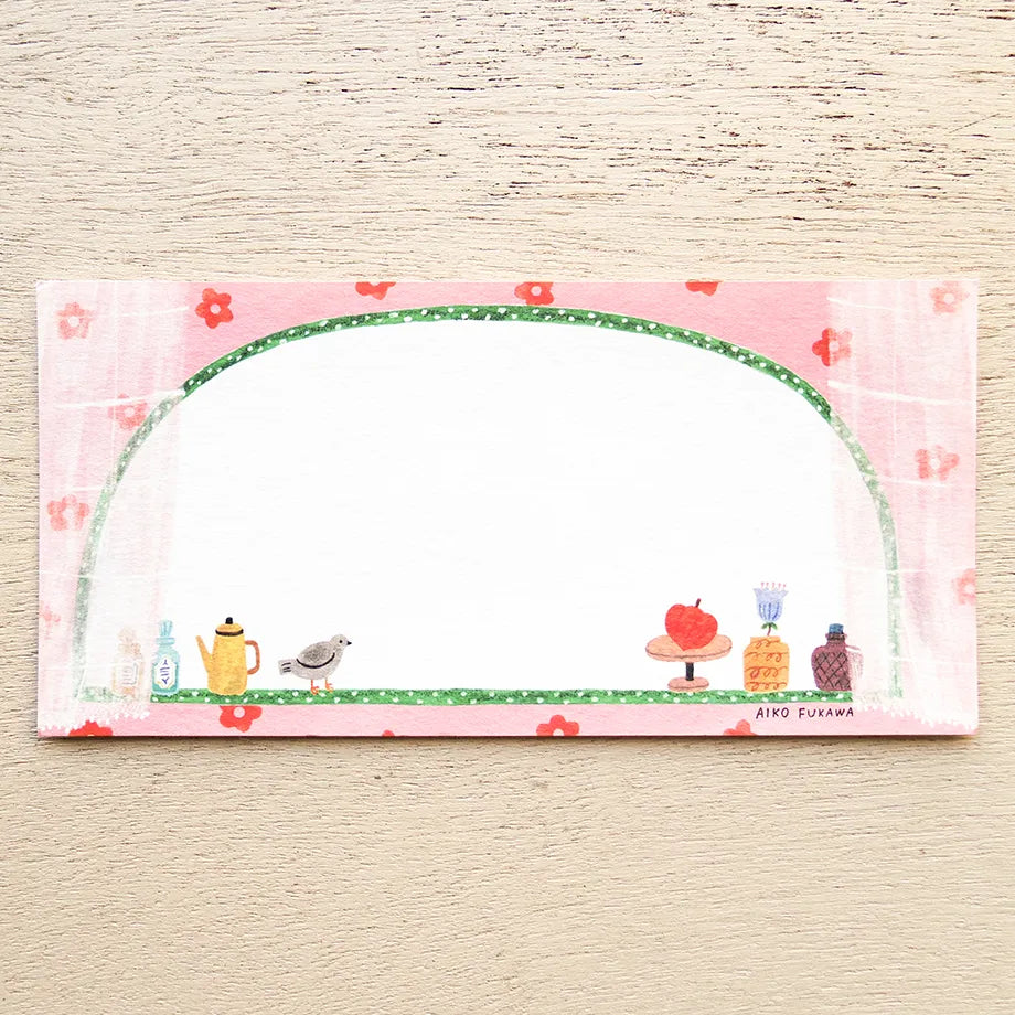 Aiko Fukawa 布川愛子 Ippitsusen Notepaper 一筆箋 - Little Window
