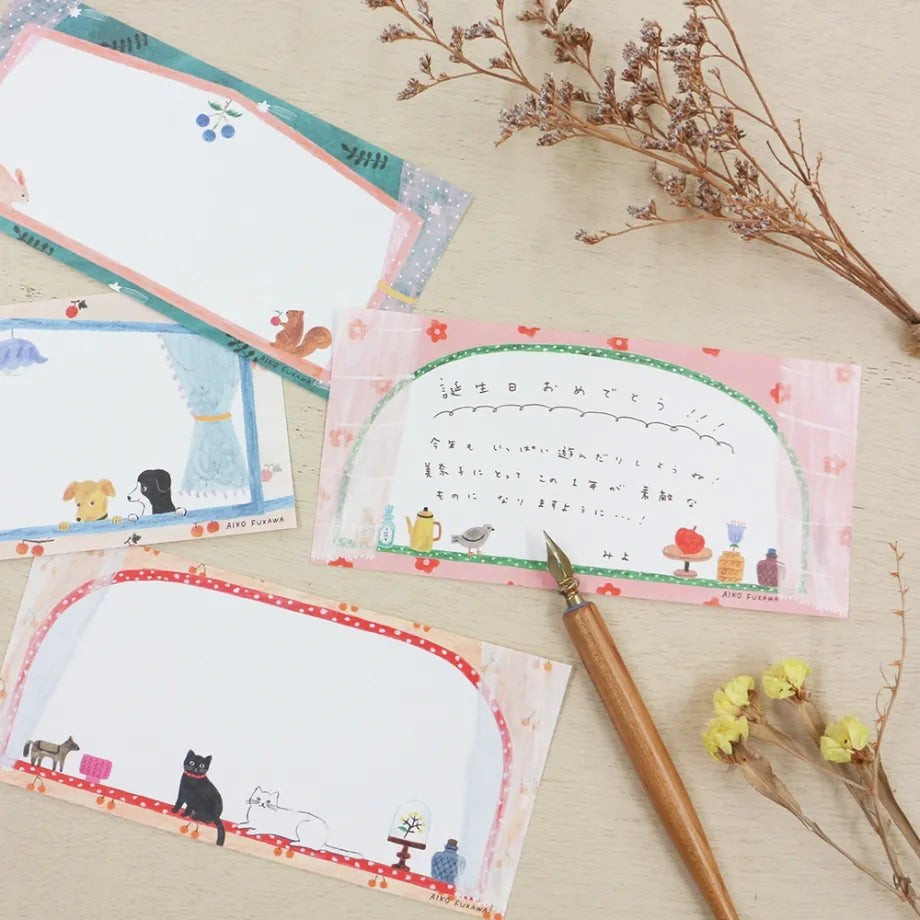 Aiko Fukawa 布川愛子 Ippitsusen Notepaper 一筆箋 - Little Window