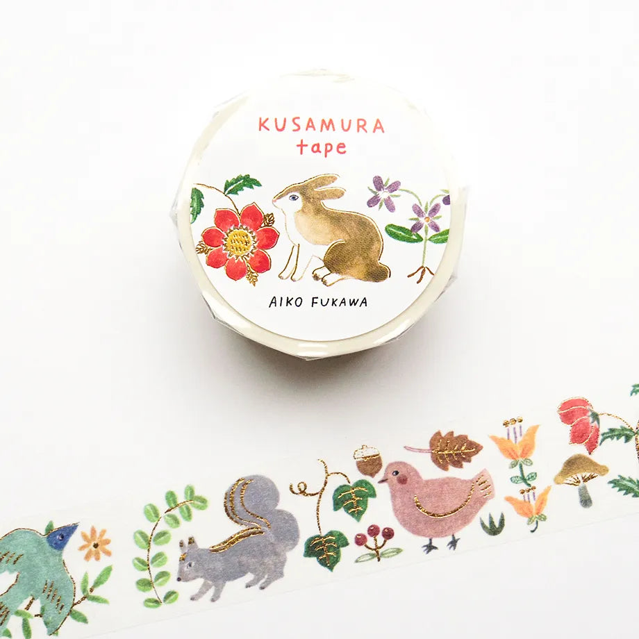 Aiko Fukawa 布川愛子 Foil Stamped Masking Tape - Kusamura