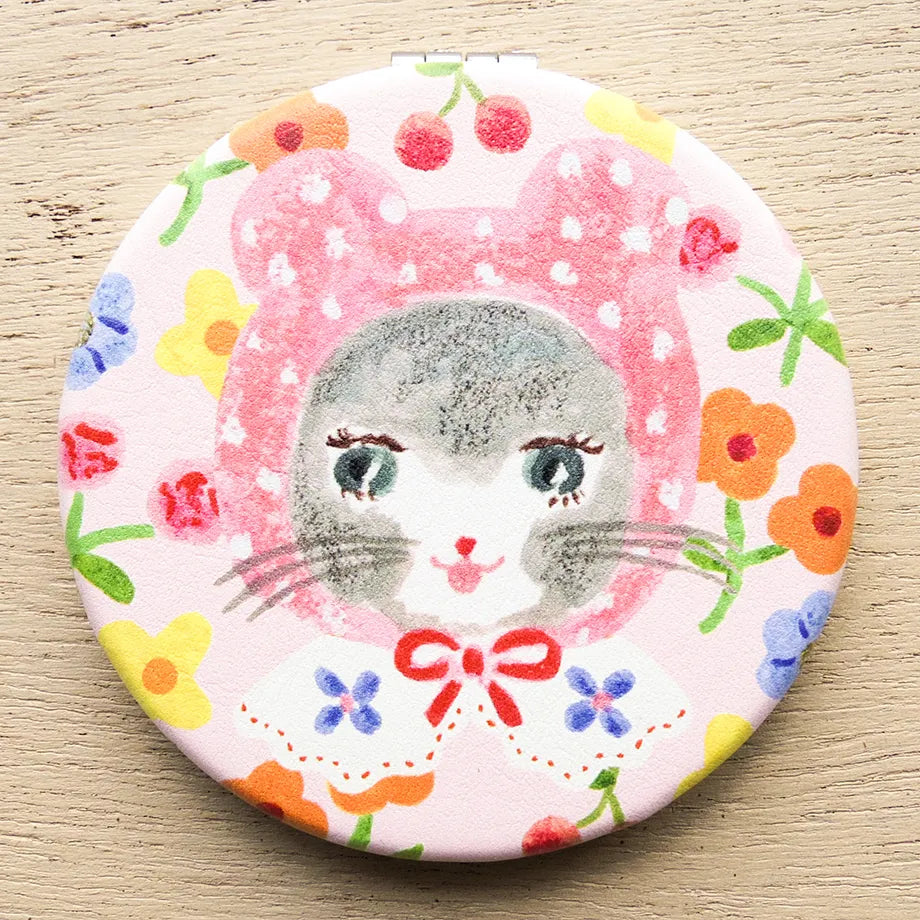 Aiko Fukawa Compact Mirror 布川愛子貓貓鏡子 - Niko Niko