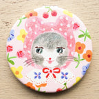 Aiko Fukawa Compact Mirror 布川愛子貓貓鏡子 - Niko Niko