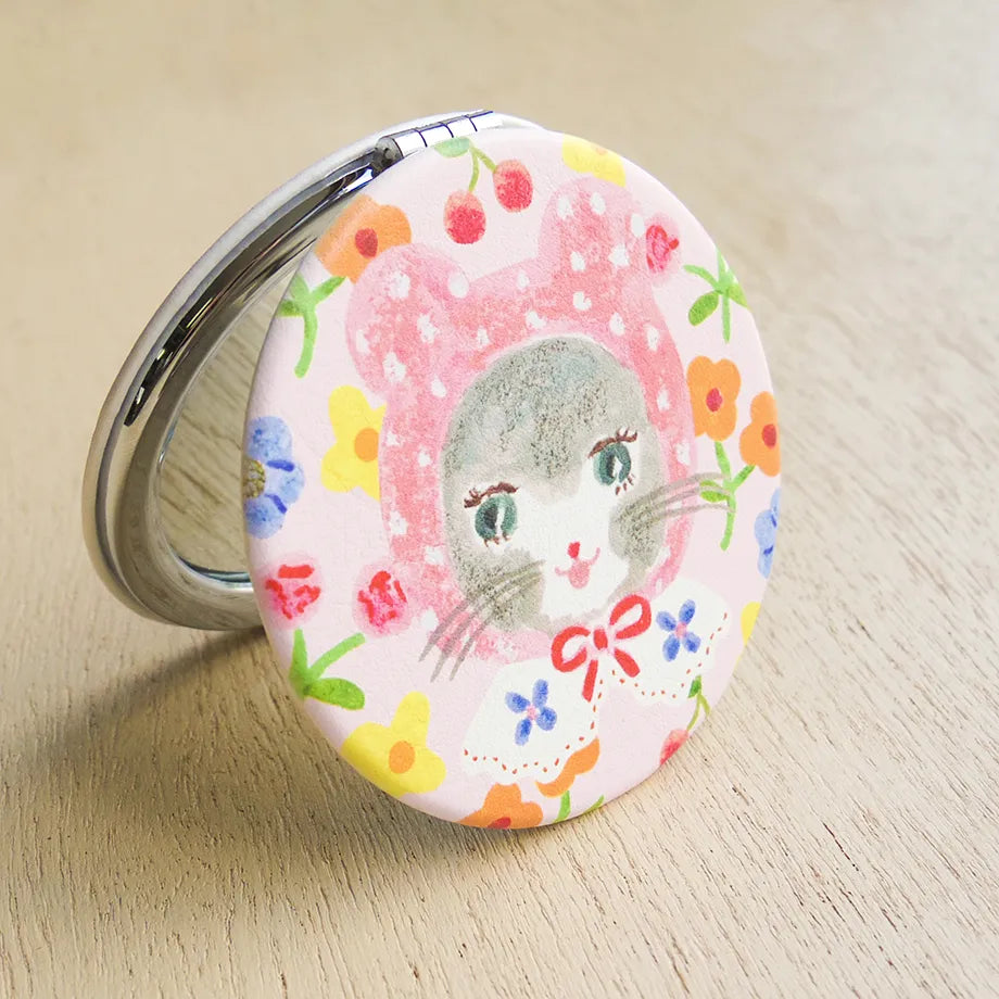 Aiko Fukawa Compact Mirror 布川愛子貓貓鏡子 - Niko Niko