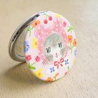 Aiko Fukawa Compact Mirror 布川愛子貓貓鏡子 - Niko Niko