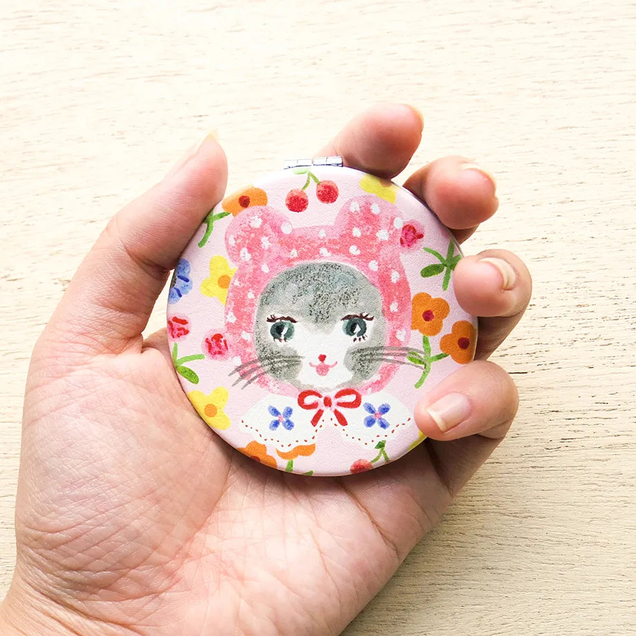 Aiko Fukawa Compact Mirror 布川愛子貓貓鏡子 - Niko Niko