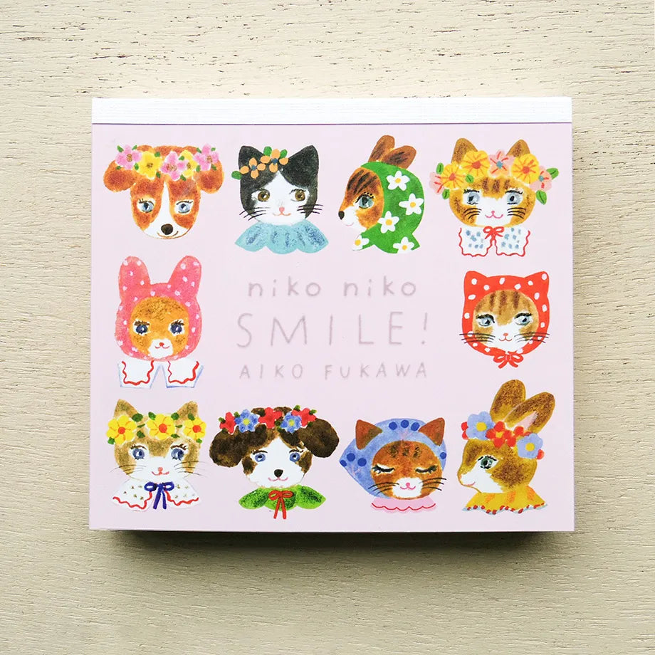 Aiko Fukawa 布川愛子 Memo Pad - Niko Niko SMILE !