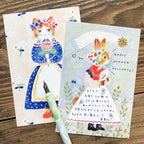 Aiko Fukawa 布川愛子 Postcard Set - Tablier