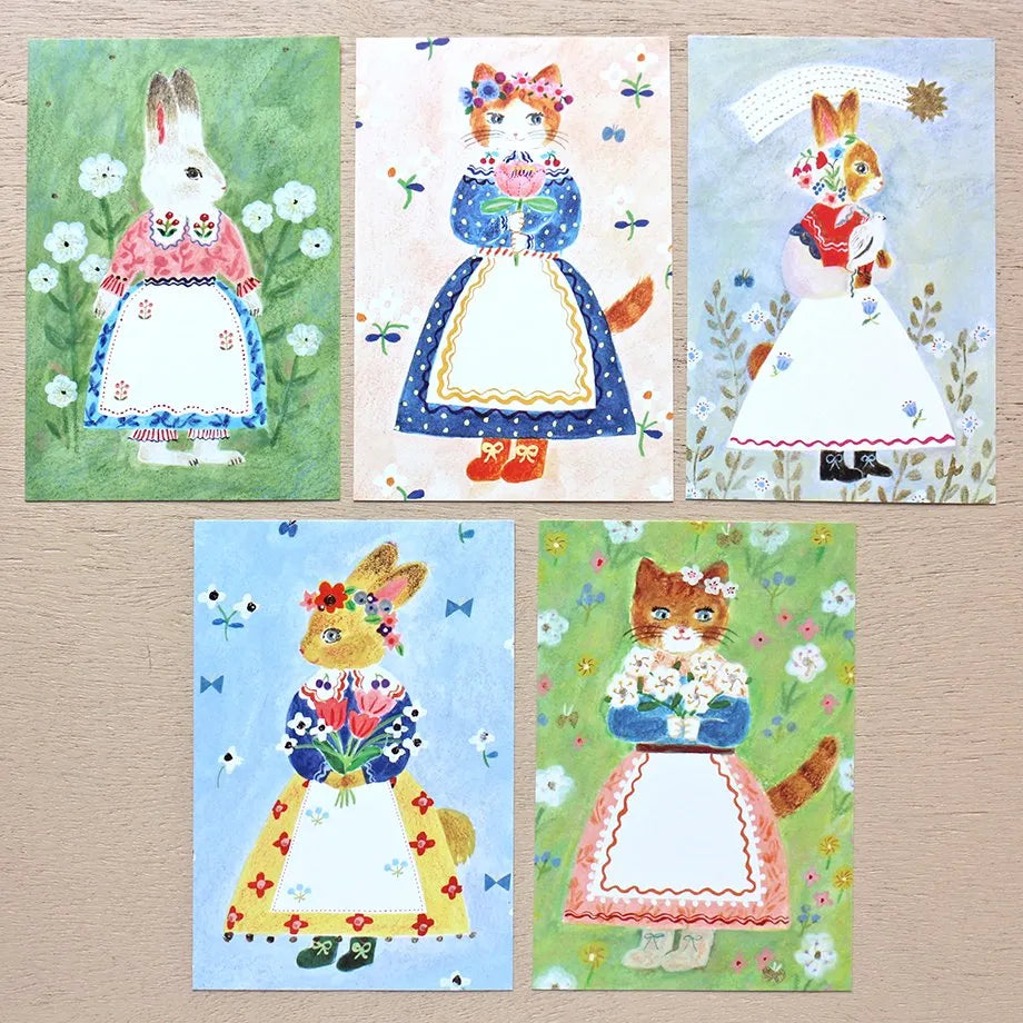 Aiko Fukawa 布川愛子 Postcard Set - Tablier