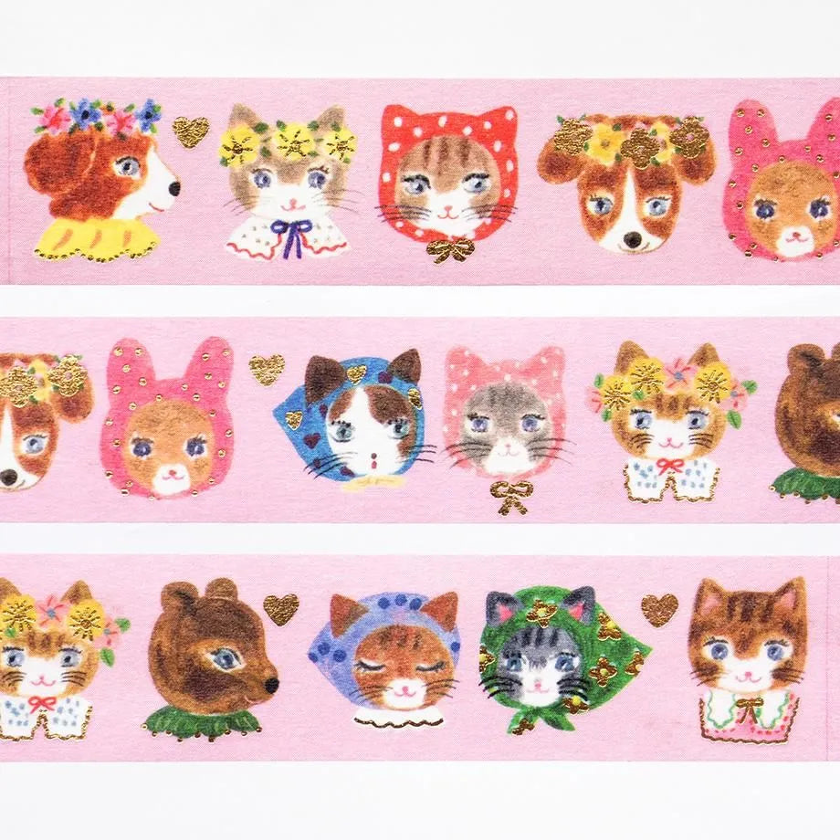 Aiko Fukawa 布川愛子 Foil Stamped Masking Tape - Niko Niko