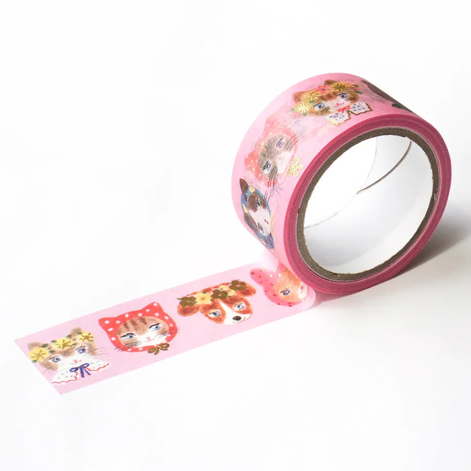 Aiko Fukawa 布川愛子 Foil Stamped Masking Tape - Niko Niko