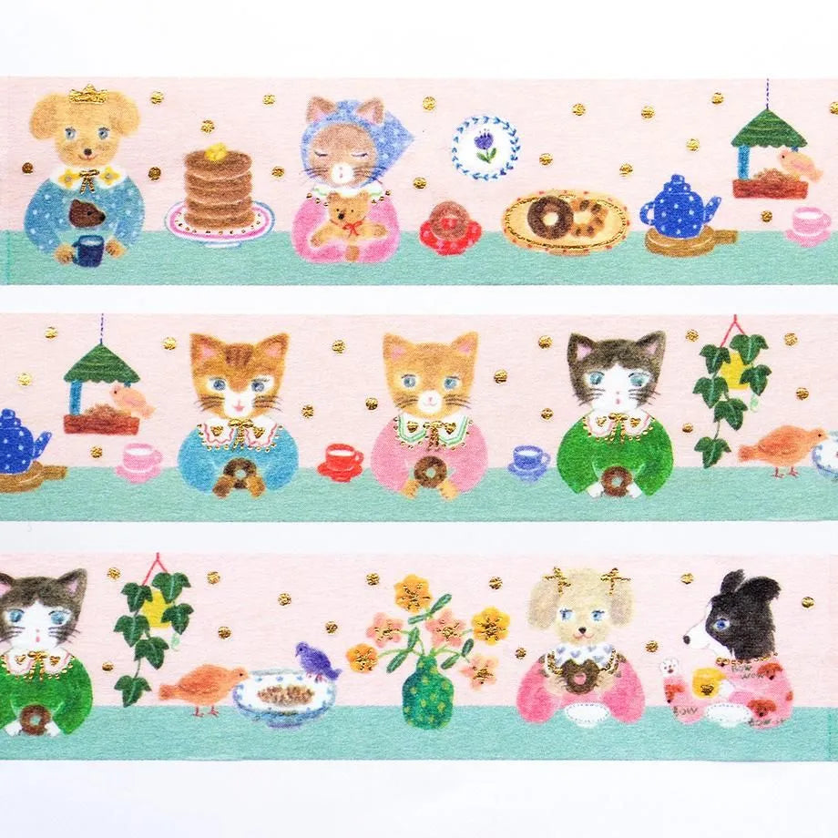Aiko Fukawa 布川愛子 Foil Stamped Masking Tape - Snack Time