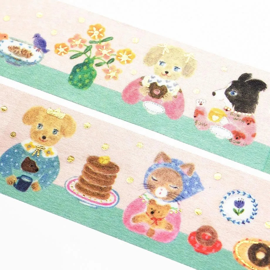 Aiko Fukawa 布川愛子 Foil Stamped Masking Tape - Snack Time