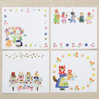 Aiko Fukawa 布川愛子 Memo Pad - Little fluffy friends