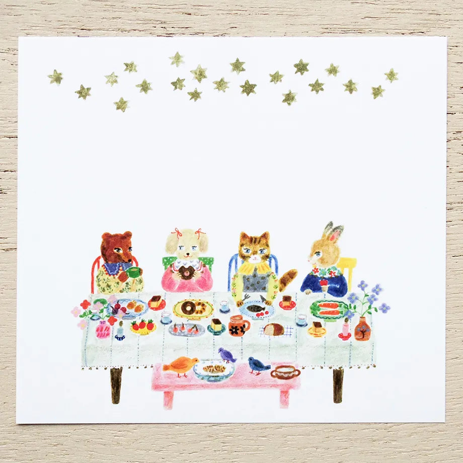 Aiko Fukawa 布川愛子 Memo Pad - Little fluffy friends