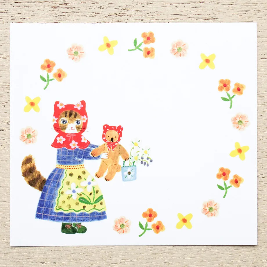 Aiko Fukawa 布川愛子 Memo Pad - Little fluffy friends