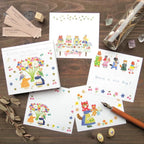Aiko Fukawa 布川愛子 Memo Pad - Little fluffy friends