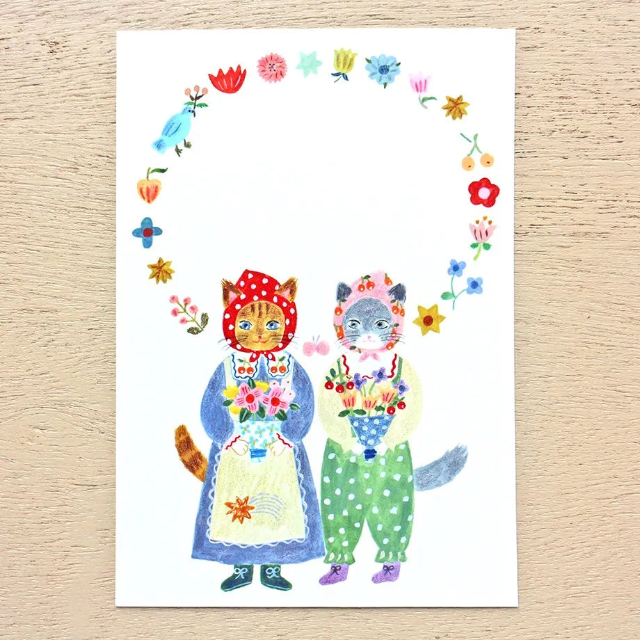 Aiko Fukawa 布川愛子 Postcard Set - Little Fluffy Friends