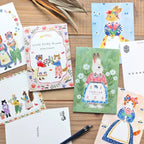Aiko Fukawa 布川愛子 Postcard Set - Little Fluffy Friends