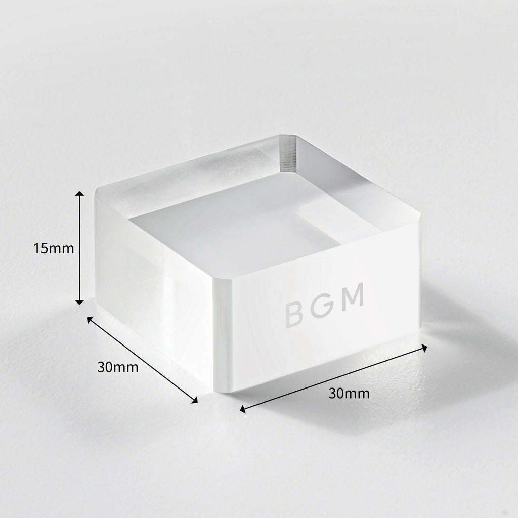 BGM Acrylic Blocks for Clear Stamps - Cube