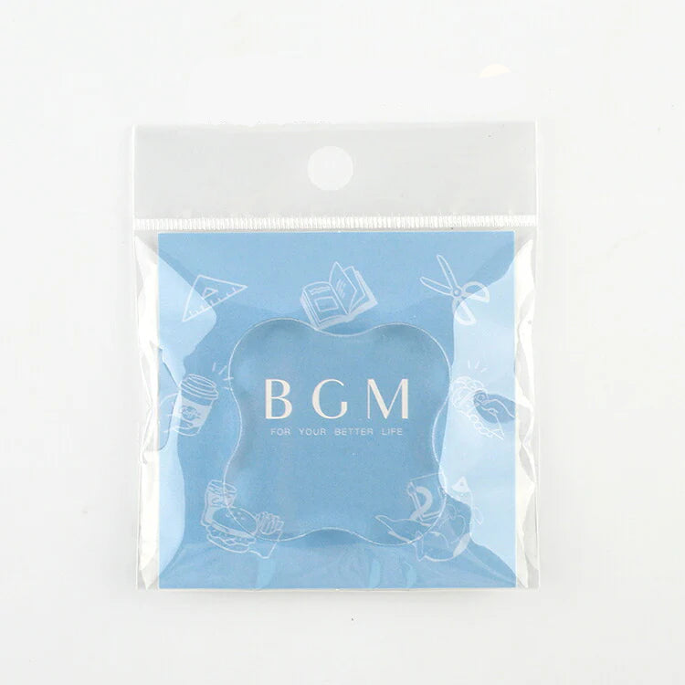 BGM Acrylic Blocks for Clear Stamps - Size L & S (Flower-shape)