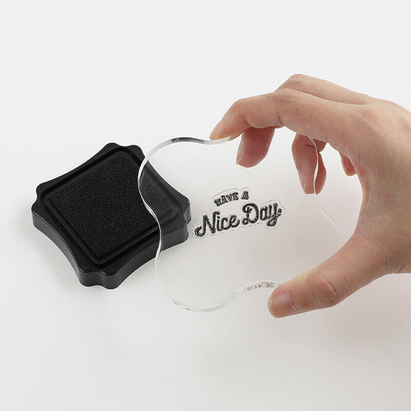 BGM Acrylic Blocks for Clear Stamps - Size L & S (Flower-shape)