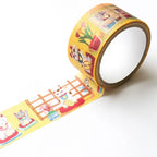 Ai Okino 沖野愛 Foil Stamped Masking Tape - Maneki Neko 招財貓