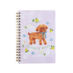 Haruka Toshimitsu 利光春華 B6 Ring Notebook - Blue Ribbon Dog