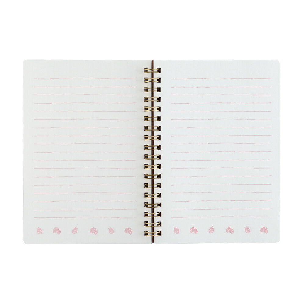 Haruka Toshimitsu 利光春華 B6 Ring Notebook - Blue Ribbon Dog